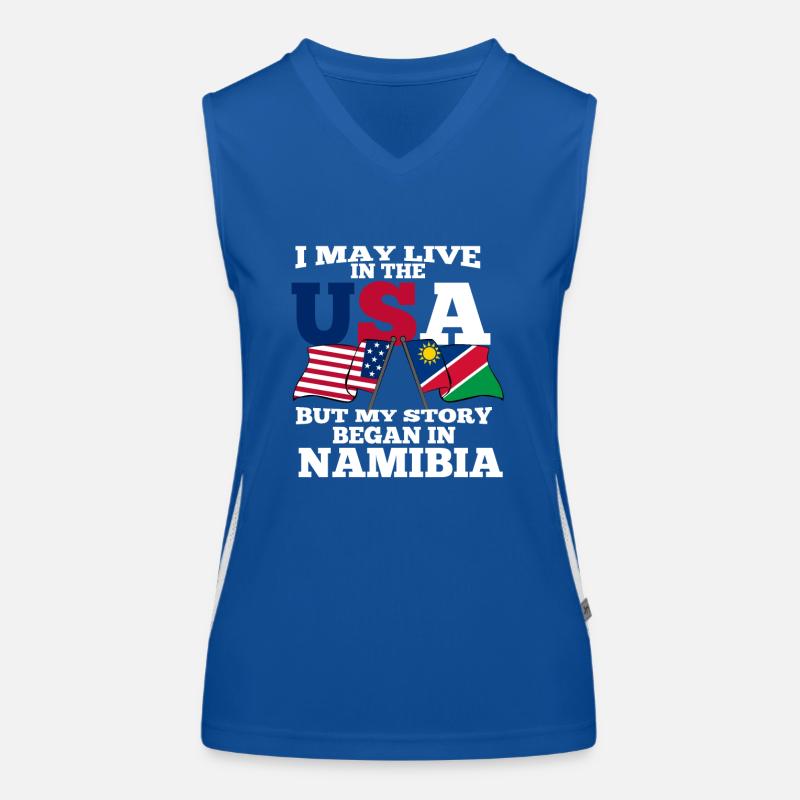 Namibia Women's Functional Contrast Tank Top