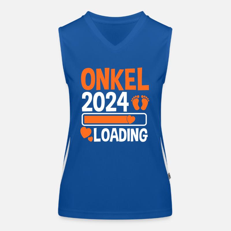 Werdender Onkel 2025 Funktionelles Kontrast-Tank Top für Frauen