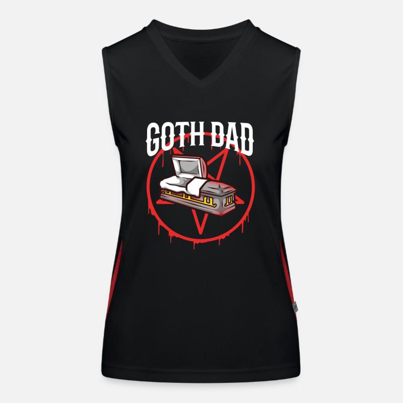 Goth Dad Funktionelles Kontrast-Tank Top für Frauen