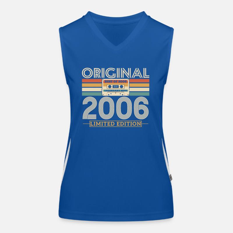 Einzigartiges Geburtstagsgeschenk 2006 Funktionelles Kontrast-Tank Top für Frauen