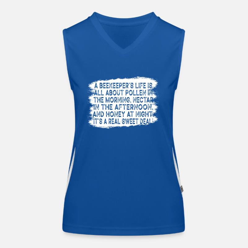 Imkerleben dreht sich alles um Honig Funktionelles Kontrast-Tank Top für Frauen