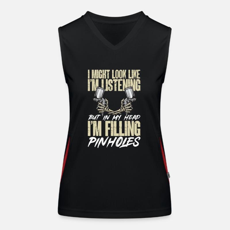 Body Painter Car Painter Painter Women's Functional Contrast Tank Top