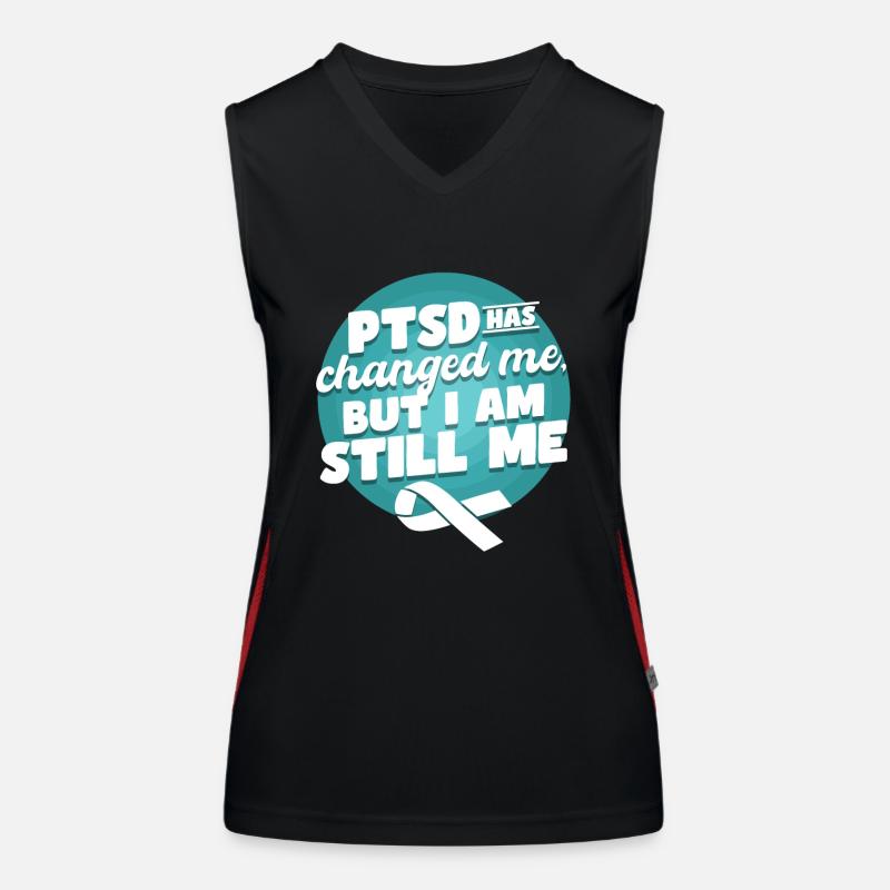 PTSD Awareness Tees Women's Functional Contrast Tank Top