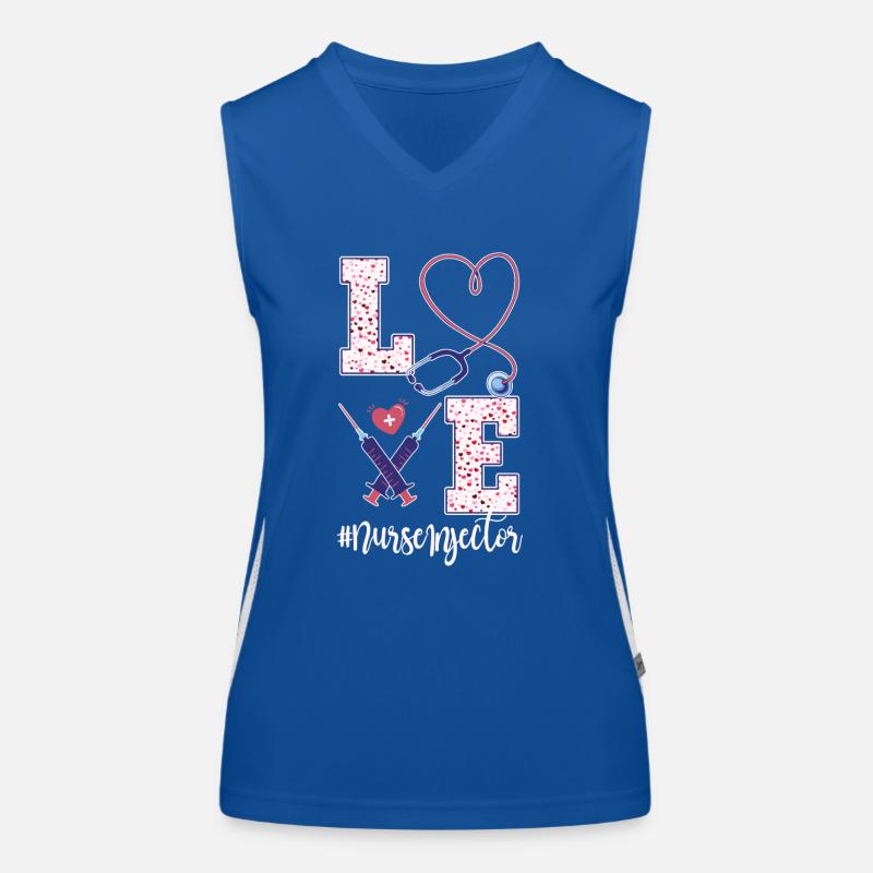 Esthétique Sœur Saint-Valentin Design Débardeur respirant contrasté Femme