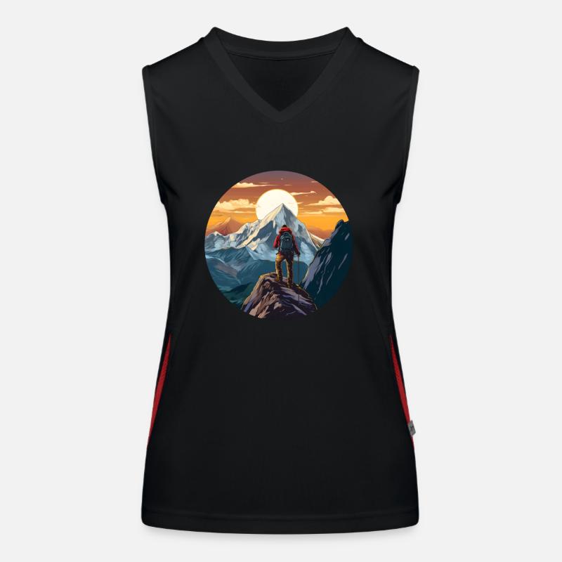 Bergsteigen Funktionelles Kontrast-Tank Top für Frauen