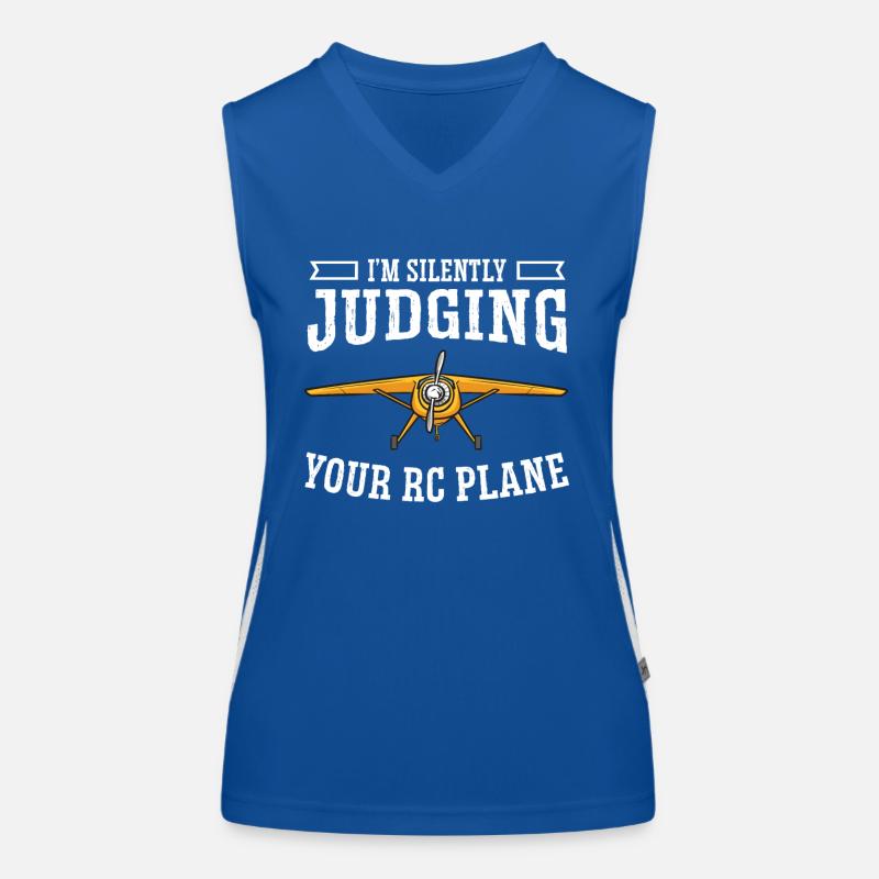 Modèle d’avion télécommandé Débardeur respirant contrasté Femme