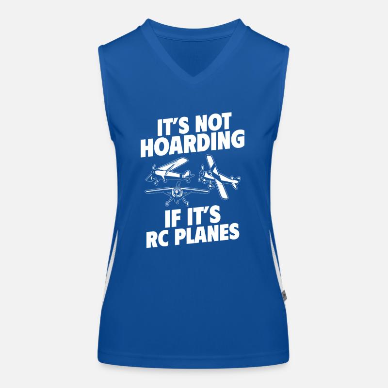 Remote Controlled Airplane Model Airplane Women's Functional Contrast Tank Top