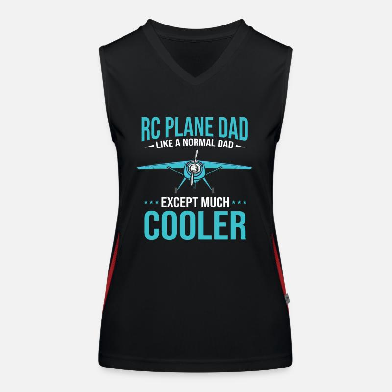 Modèle d’avion télécommandé Débardeur respirant contrasté Femme