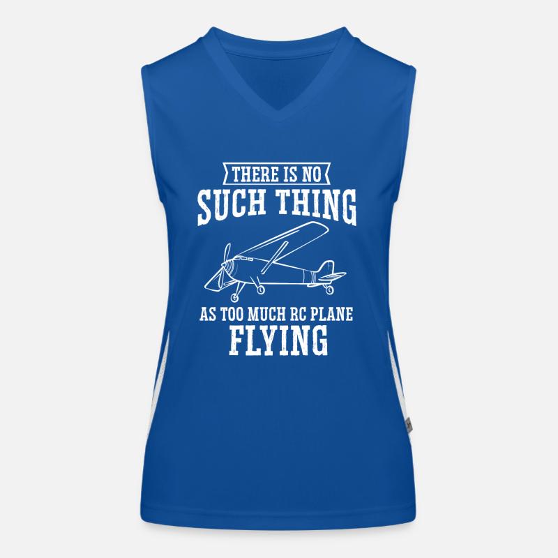 Ferngesteuertes Flugzeug Modellflugzeug Funktionelles Kontrast-Tank Top für Frauen