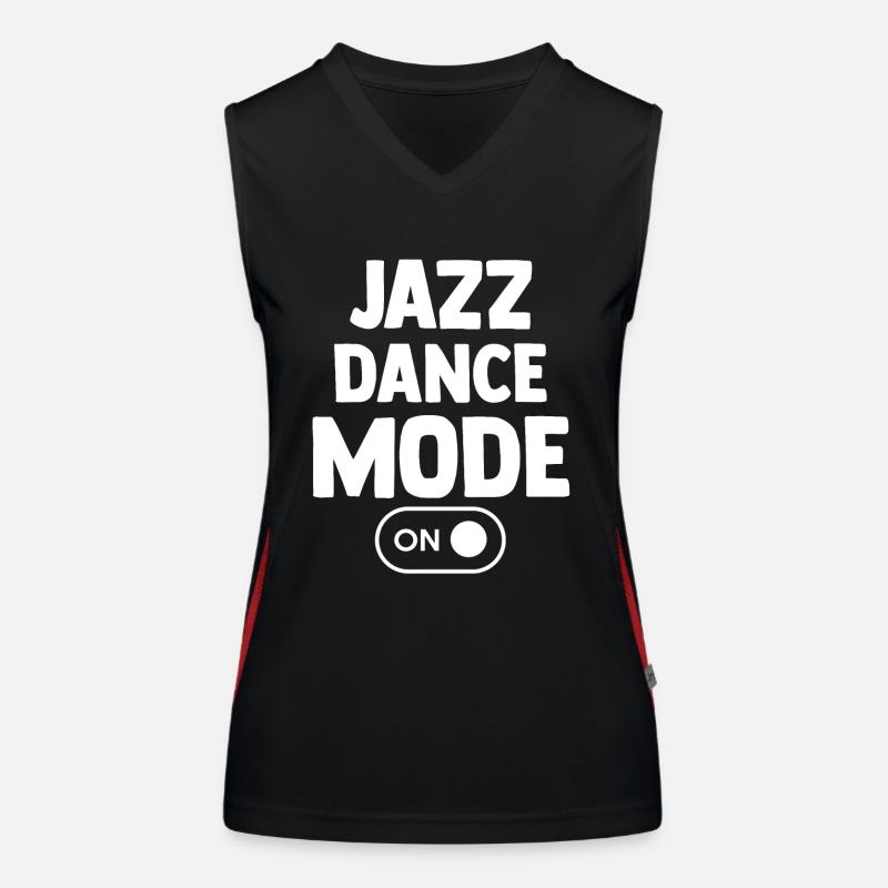 Jazz Tänzer Funktionelles Kontrast-Tank Top für Frauen
