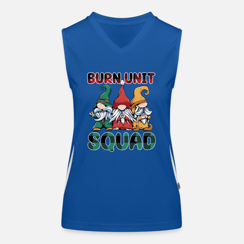 Burn nurse St. Patrick's Day Women's Functional Contrast Tank Top