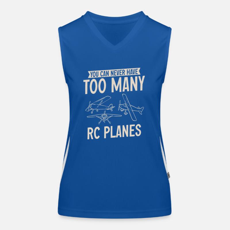 Modèle d’avion télécommandé Débardeur respirant contrasté Femme