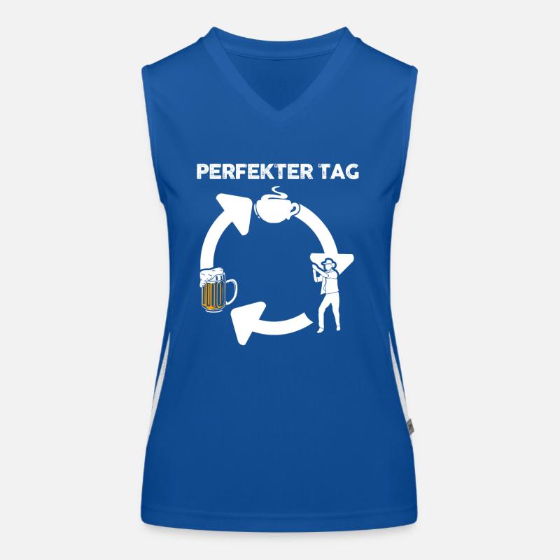 Line Dance Tänzer Funktionelles Kontrast-Tank Top für Frauen