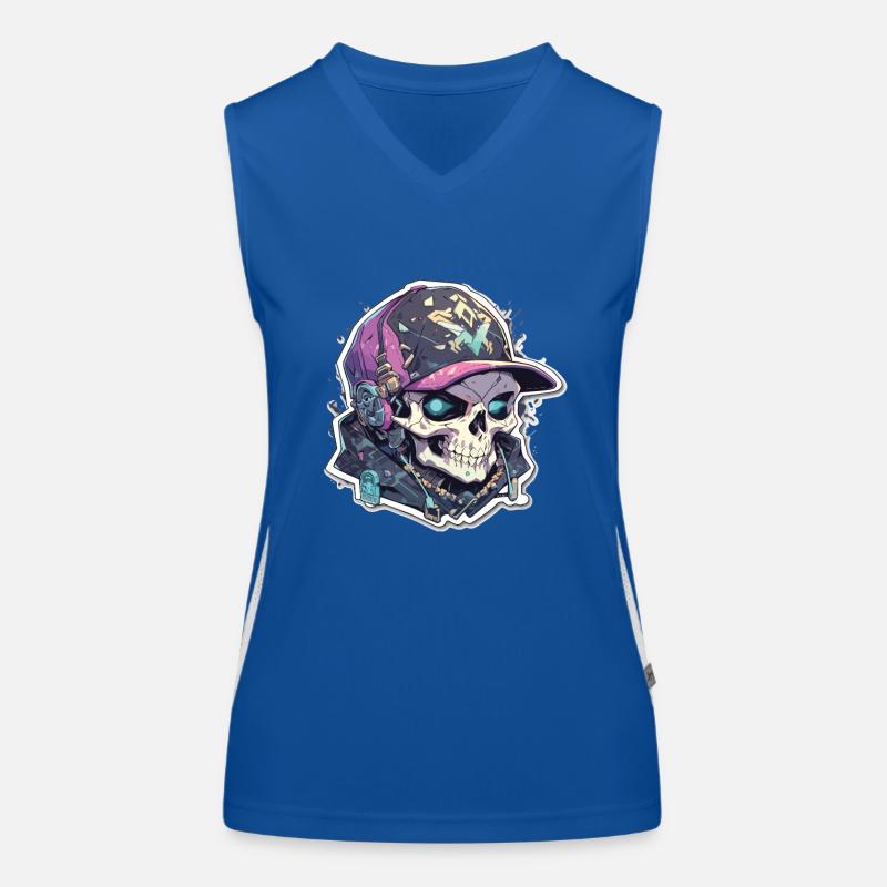 Skull Women's Functional Contrast Tank Top