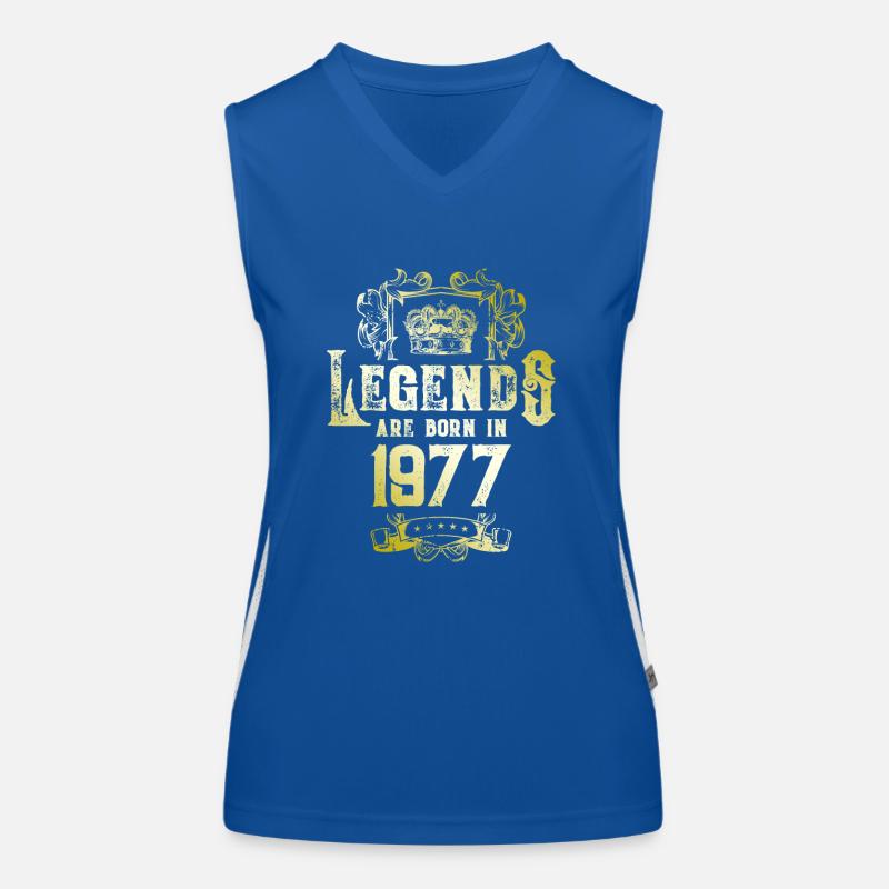 1977 Legends Birthday Women's Functional Contrast Tank Top