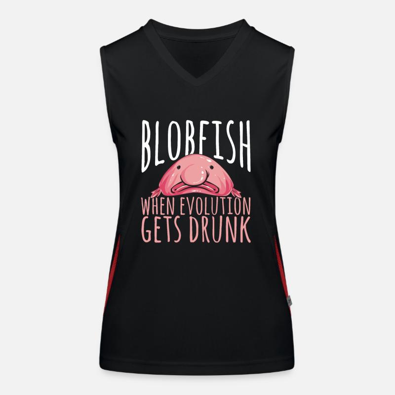 Blob fish Women's Functional Contrast Tank Top