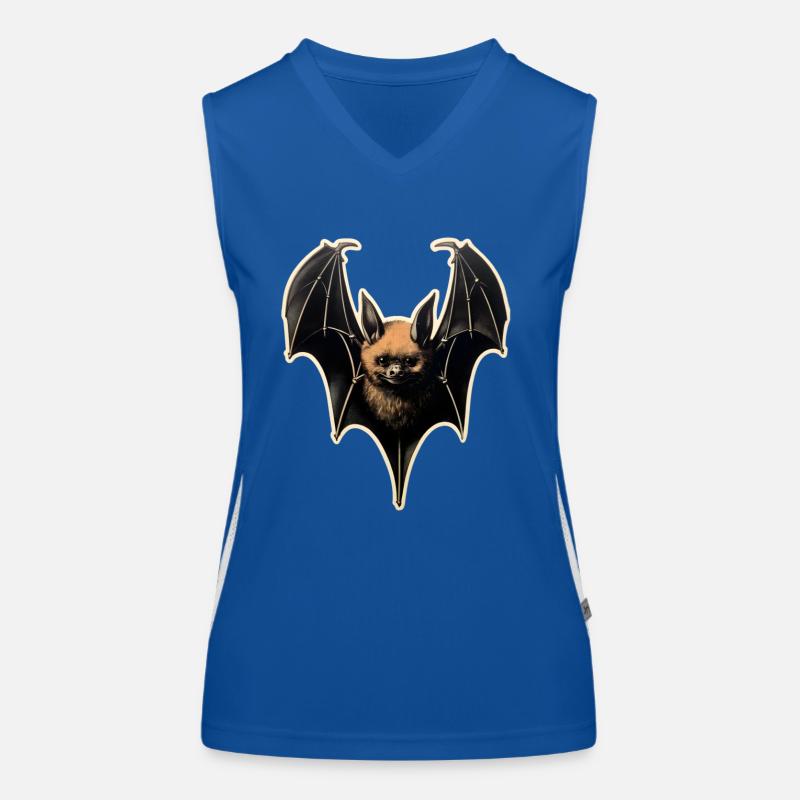 Horror Bat Women's Functional Contrast Tank Top
