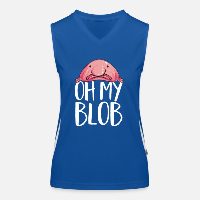 Blob fish Women's Functional Contrast Tank Top
