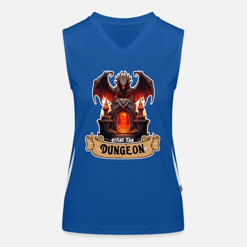 Enter the Dunegon RPG Gate Dragon Women's Functional Contrast Tank Top