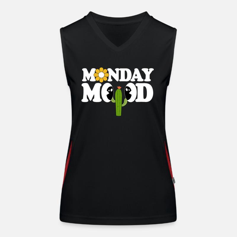 Monday Mood Funktionelles Kontrast-Tank Top für Frauen