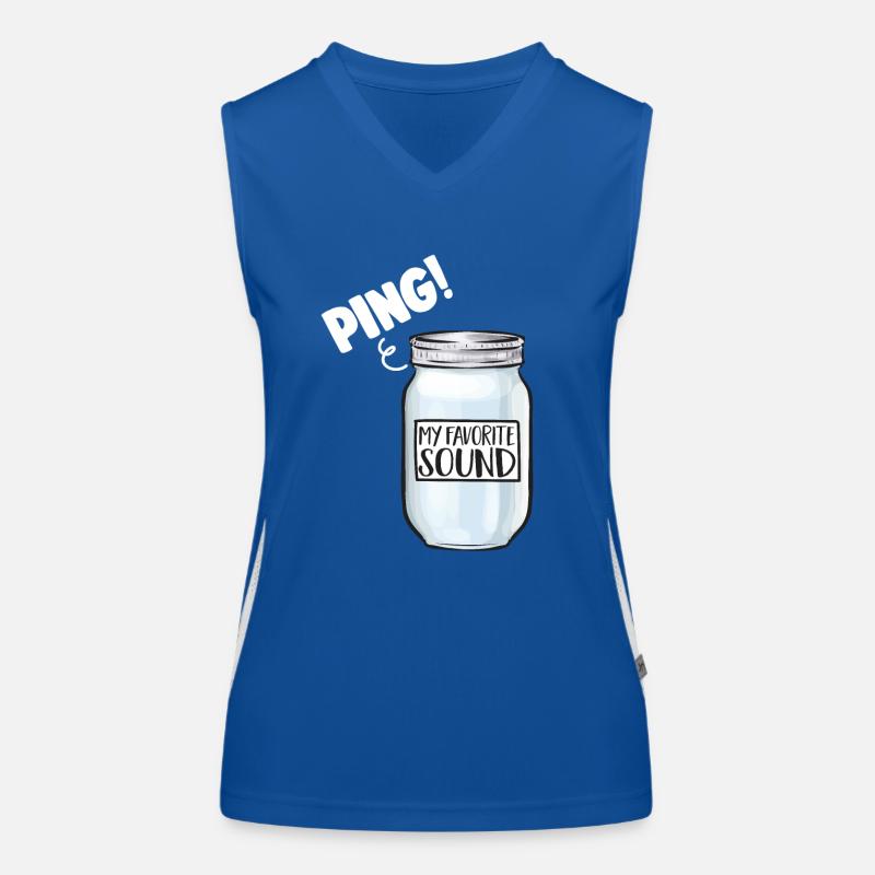 Einmachen Einkochen Lebensmitteln Konservieren Funktionelles Kontrast-Tank Top für Frauen