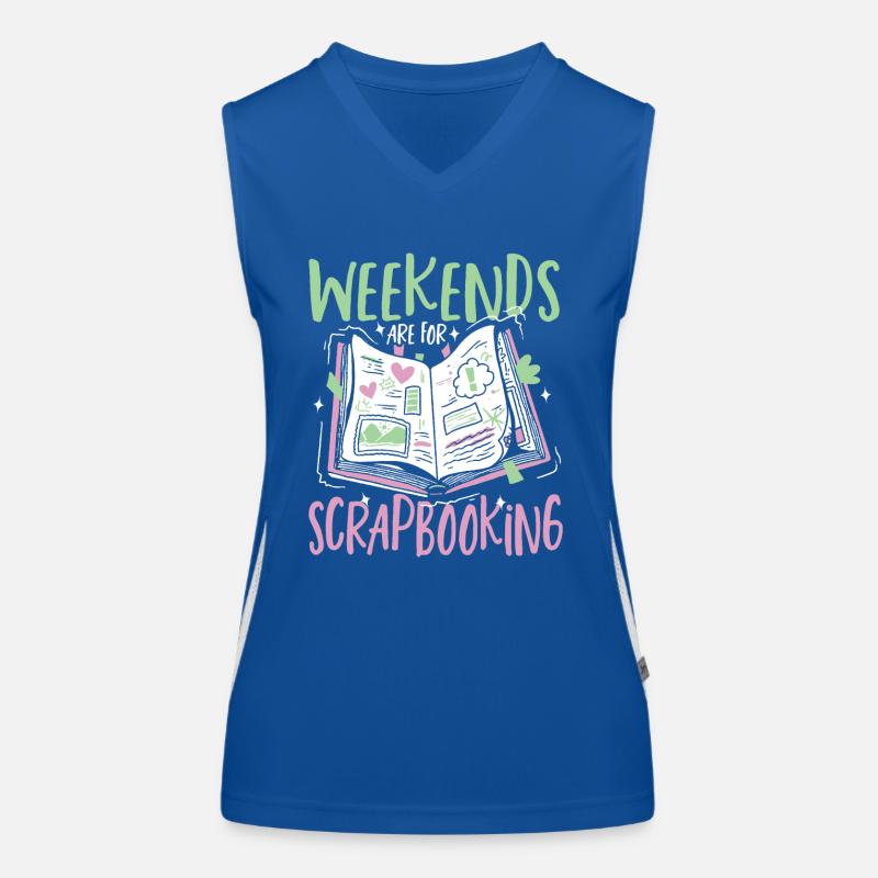 Weekends Are For Scrapbooking Scrapbooking Women's Functional Contrast Tank Top
