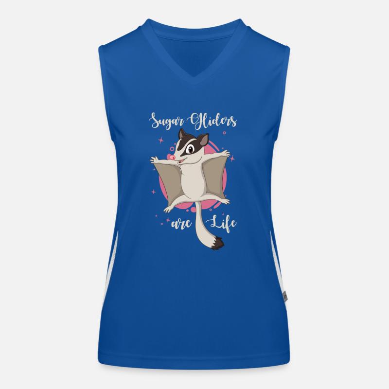 Sugar Glider Spruch Funktionelles Kontrast-Tank Top für Frauen