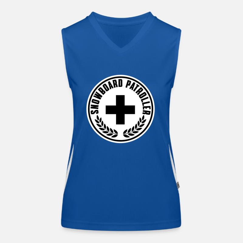 Snowboard Patroller-outfit Funktionelles Kontrast-Tank Top für Frauen