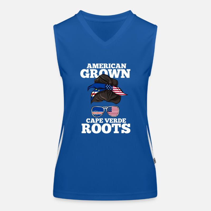 Cap-Vert Débardeur respirant contrasté Femme