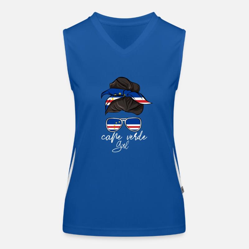 Cape Verde Funktionelles Kontrast-Tank Top für Frauen