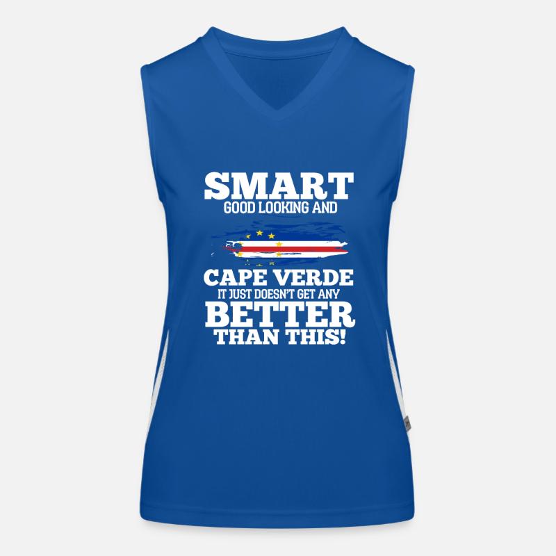 Cap-Vert Débardeur respirant contrasté Femme