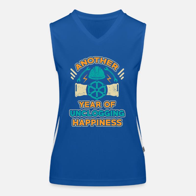 Klempner Geburtstagsgeschenk Funktionelles Kontrast-Tank Top für Frauen