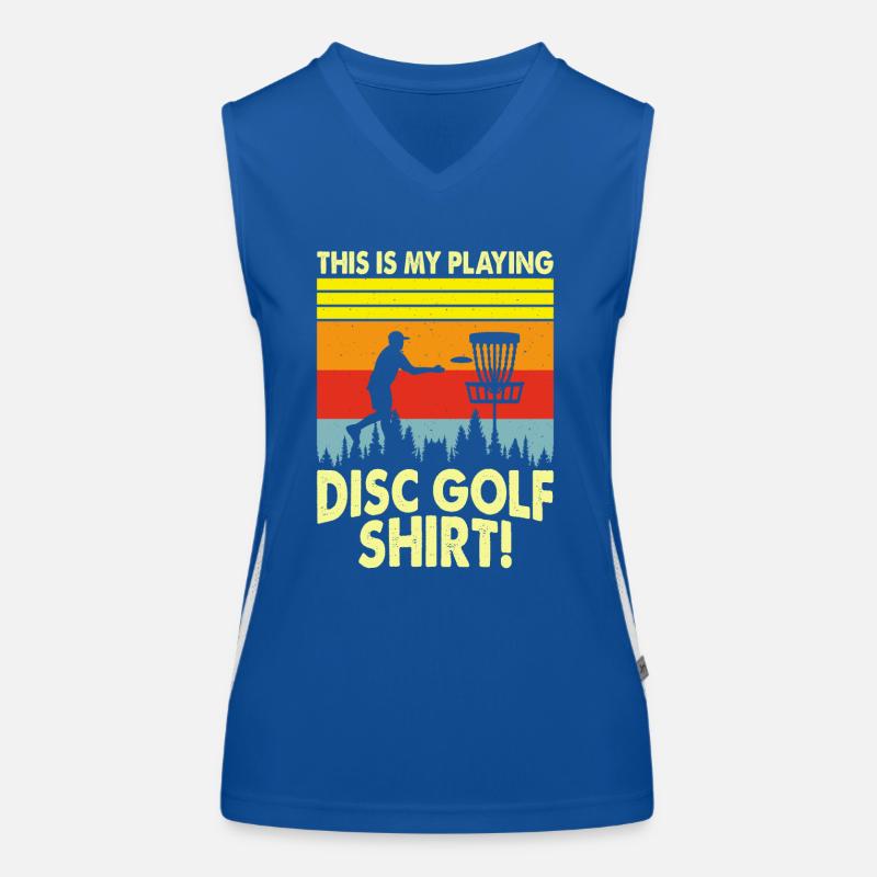 Discgolf Disc Golf Débardeur respirant contrasté Femme