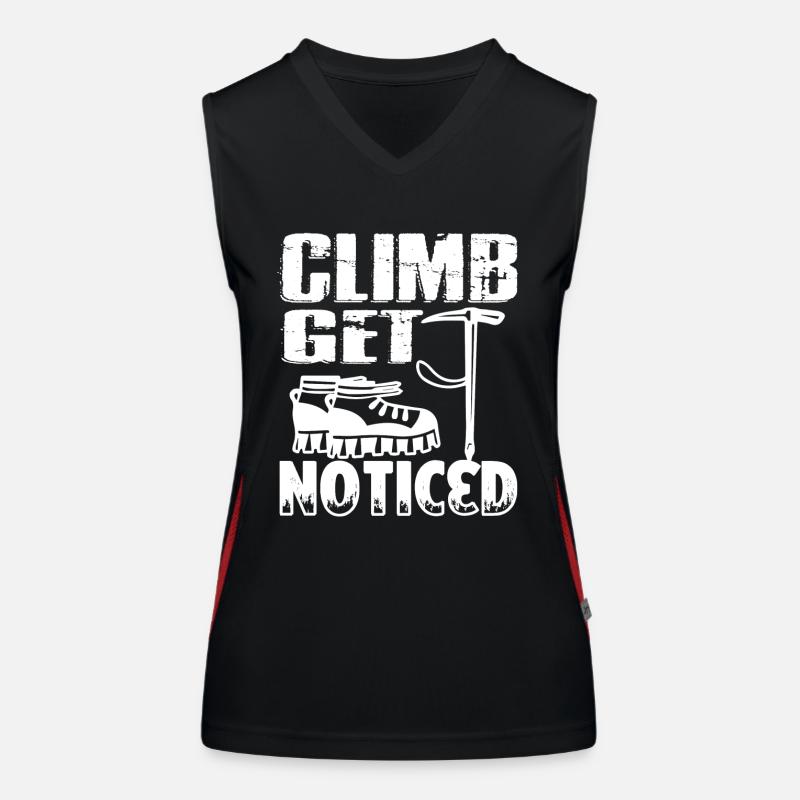 Climbing Climb Get Noticed Women's Functional Contrast Tank Top