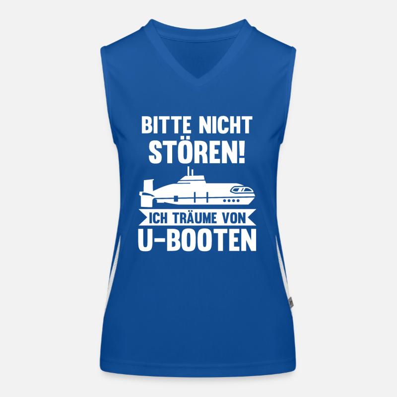 Tauchboot Unterseeboot Unterwasserboot U-Boot Funktionelles Kontrast-Tank Top für Frauen