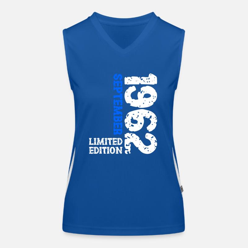 1962 September Limited Edition 61. Geburtstag Deko Funktionelles Kontrast-Tank Top für Frauen