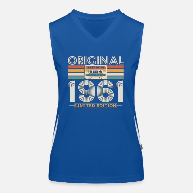 1961 Geburtstagsgeschenk Funktionelles Kontrast-Tank Top für Frauen