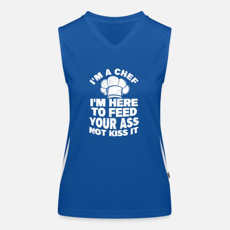 Ich bin ein Koch, ich bin hier, um deinen Funktionelles Kontrast-Tank Top für Frauen