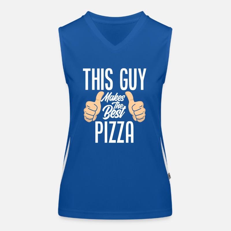 Pizza Pizzabäcker Pizza Backen Geschenk Funktionelles Kontrast-Tank Top für Frauen