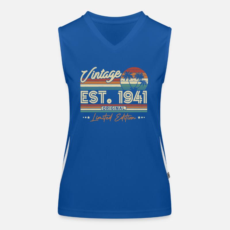 Jahrgangsgeschenk 1941 Funktionelles Kontrast-Tank Top für Frauen