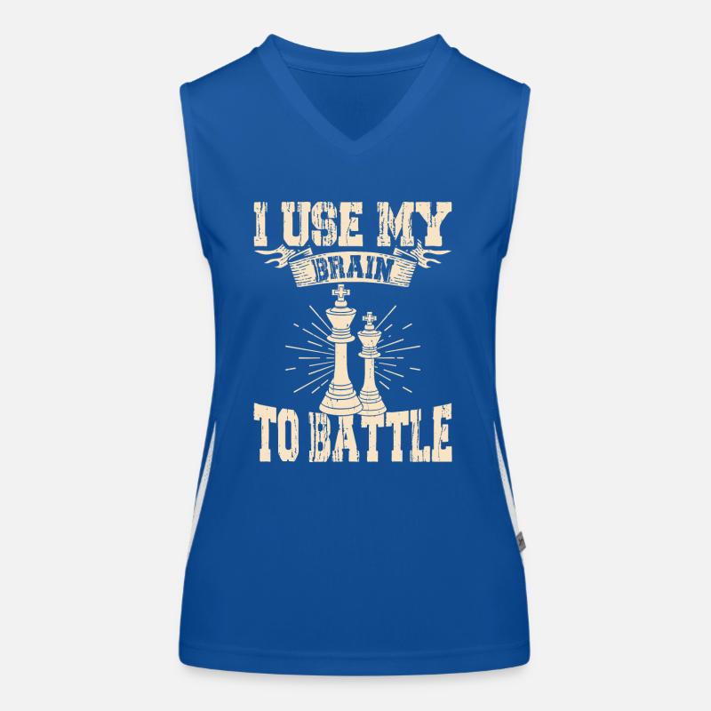 Échecs Débardeur respirant contrasté Femme