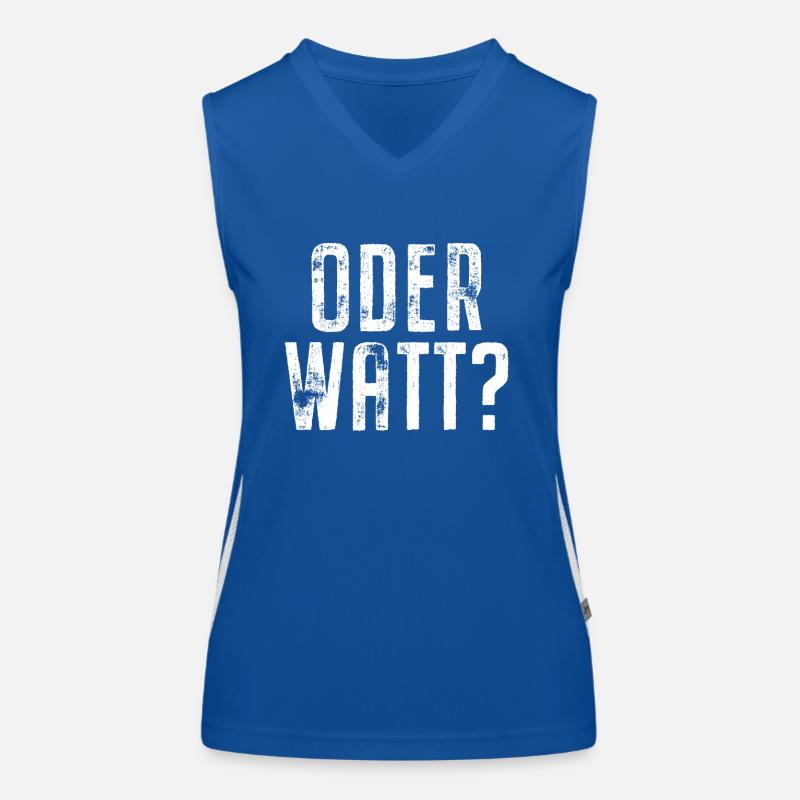 Oder Watt Hömma Ruhrgebiet Dortmund Essen Ruhrpott Funktionelles Kontrast-Tank Top für Frauen