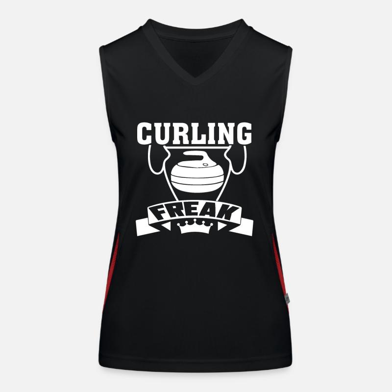 Curling Curling Freak Women's Functional Contrast Tank Top