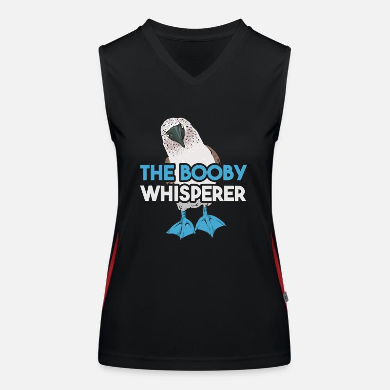 Blaufußtölpel Blue-footed Booby Seevogel Funktionelles Kontrast-Tank Top für Frauen