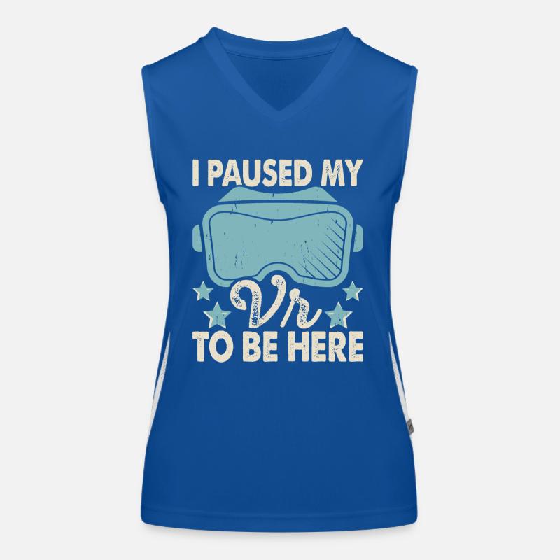 VR Virtual Reality Glasses Virtual Reality Women's Functional Contrast Tank Top