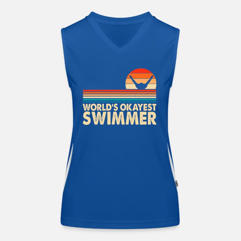 Swimming Float Women's Functional Contrast Tank Top