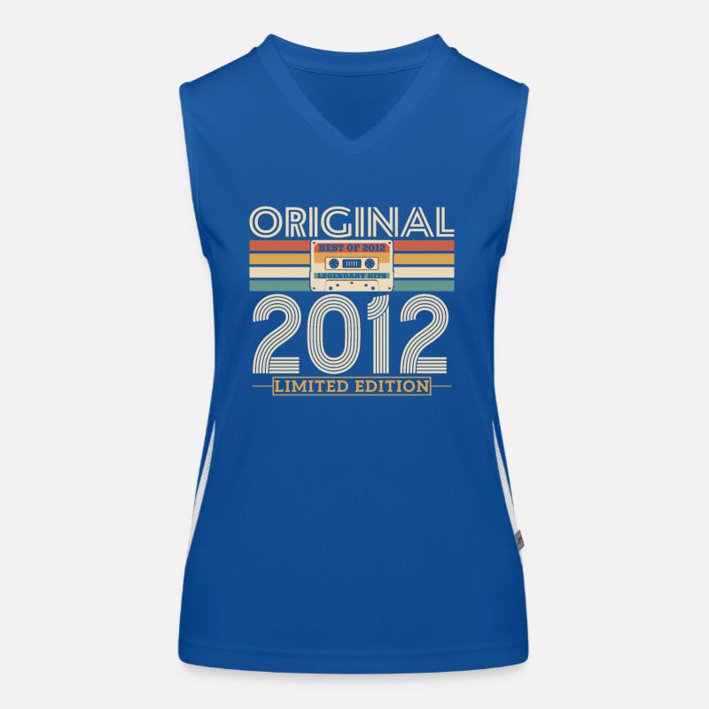 Vintage 2012 Born Legend Funktionelles Kontrast-Tank Top für Frauen