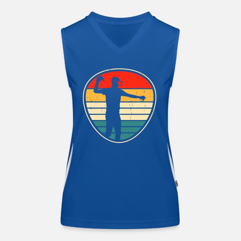 VR Virtual Reality Glasses Virtual Reality Women's Functional Contrast Tank Top