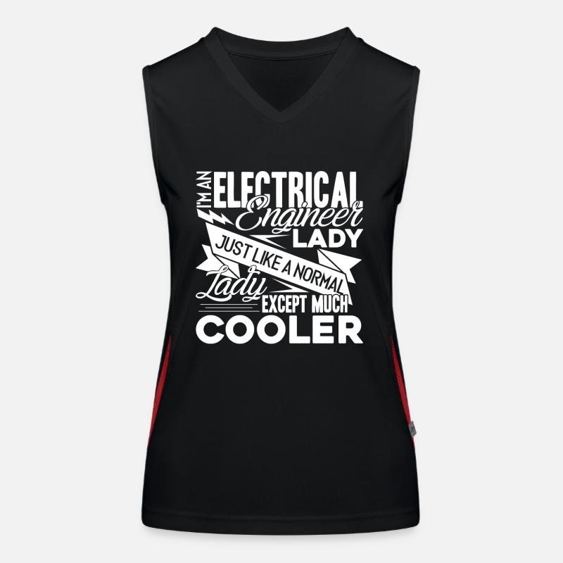 Electrical Engineer Im An Electrical Engineer Lady Women's Functional Contrast Tank Top