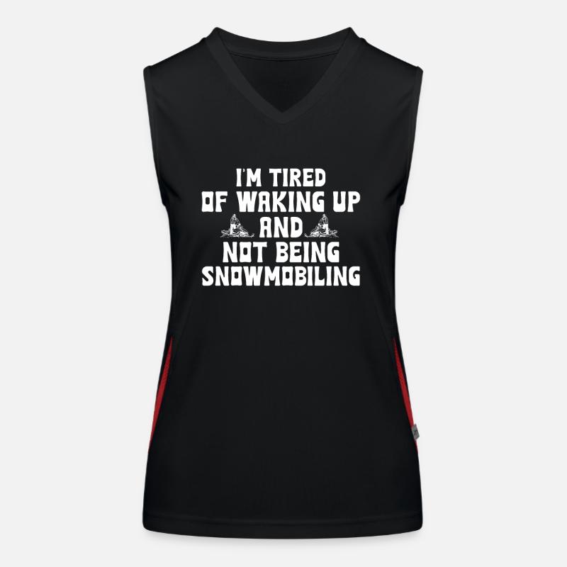 Snowmobile Women's Functional Contrast Tank Top
